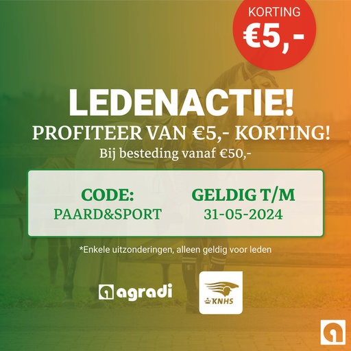 actie voor knhs-leden van Agradi