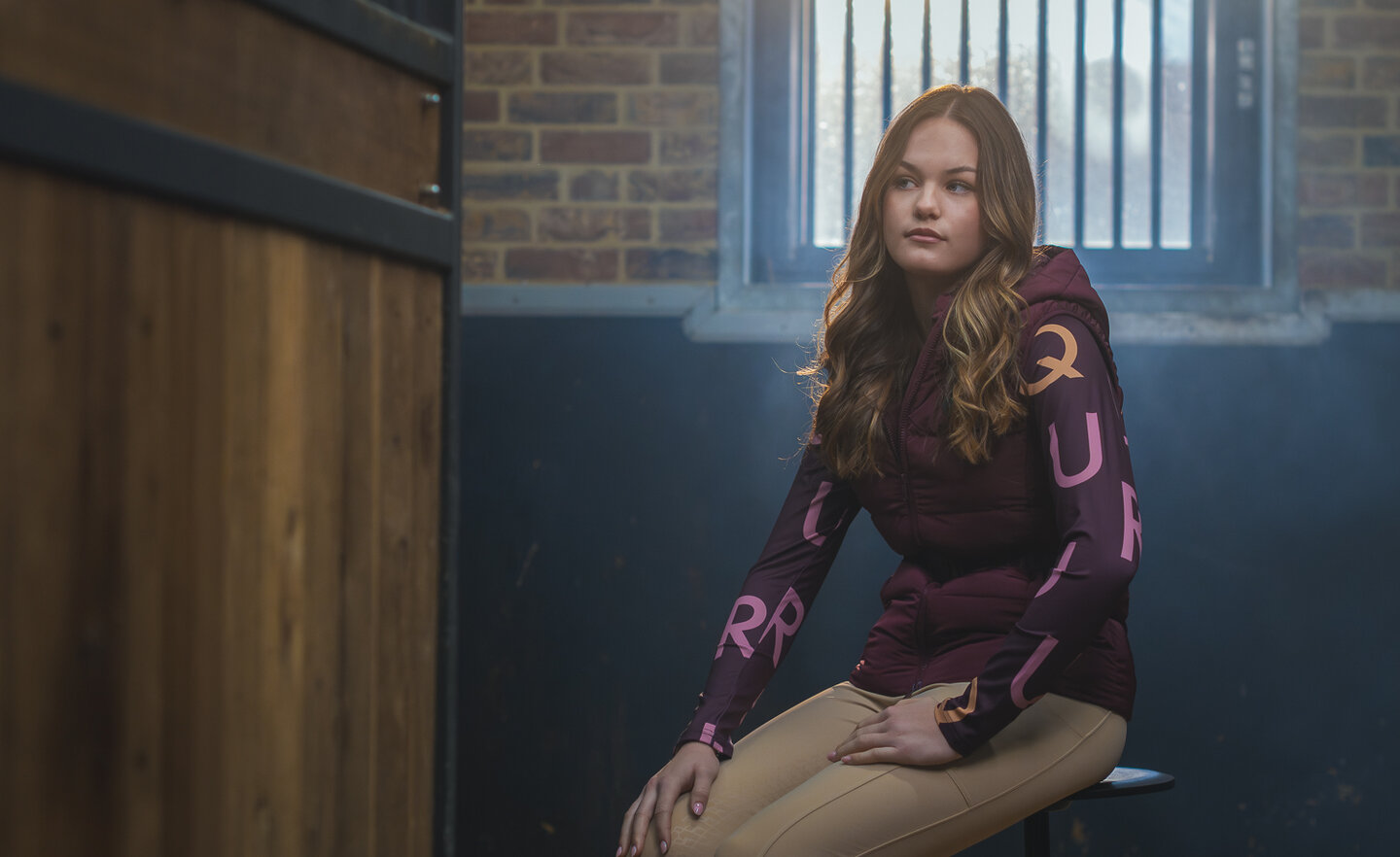 Kim showt groen wedstrijdjasje van Harry's Horse